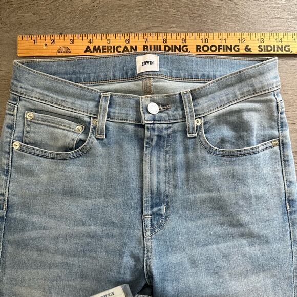 Edwin Bree Straight Jeans in Del Sol Size 28 - Picture 8 of 12